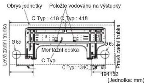 LG UL12FH - Upevnění montážní desky - 2
