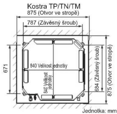 LG UL12FH - MONTÁŽ VNITŘNÍ JEDNOTKY - 2
