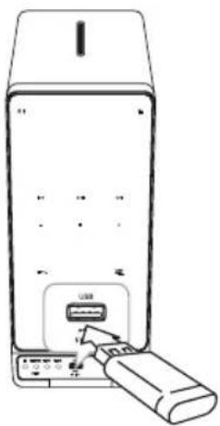 LG FA168DAB - Raccordement d'un périphérique USB - 1