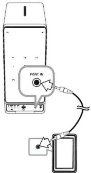 LG FA168DAB - Raccordement au connecteur PORT. IN - 1