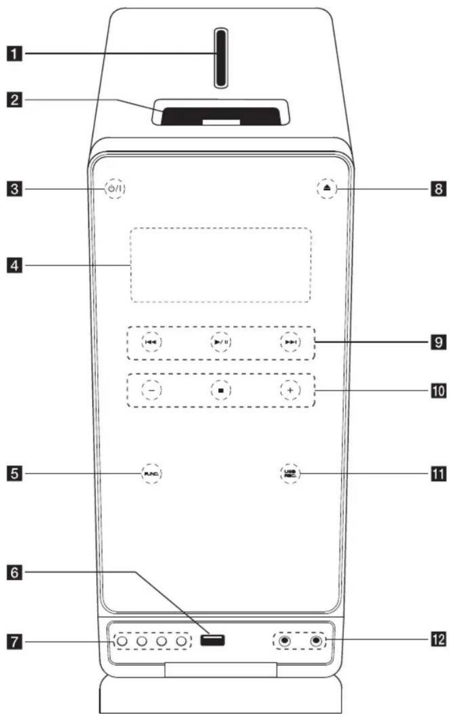 LG FA166DAB - Panneau avant - 1