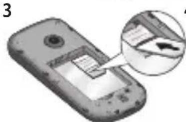 Diagram showing a smartphone with a close-up of its screen, highlighting a detail with text and an arrow.