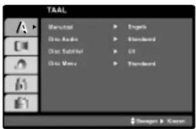 TAAL Horizontal Engels Close Radio Standard Close Subtotal UR Close Menu Standard Downward > Screen