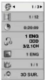 LG DV172E1Z - Affichage à l'écran de l'information du disque - 1