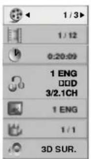 LG DV172E1Z - Visualizzazione a schermo delle informazioni relative al disco - 1