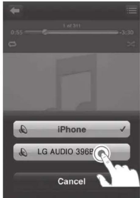 LG CM3430BDAB - Retransmission depuis votre iPod touch, iPhone ou iPad - 4