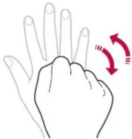 LG LMX510EW - Scatto tramite gesto della mano - 2