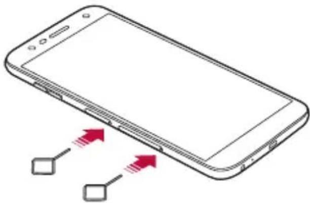 LG LMX510EW - SIM-Karte einlagen - 3