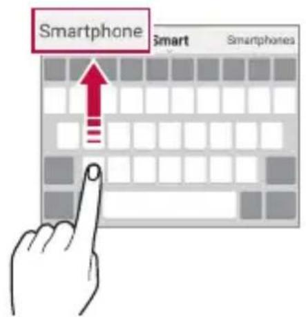 LG LMX510EW - Suggesting words - 1