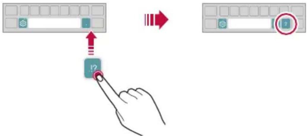 LG LMX510EW - Layout der QWERTZ-Tastaturändern - 1