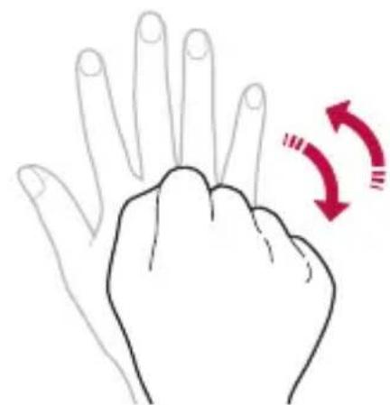 LG LMX510EW - Gesture Shot - 2