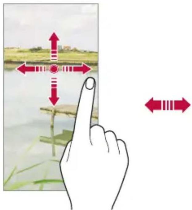 LG LMX510EW - Passaggio alla fotocamera posteriore a quella anteriore e viceversa - 1