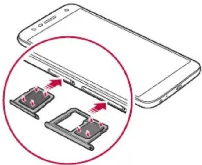 LG LMX510EW - Installation de la carte SIM - 6