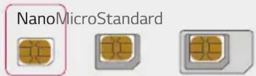 LG LMX510EW - Installazione della scheda SIM - 9