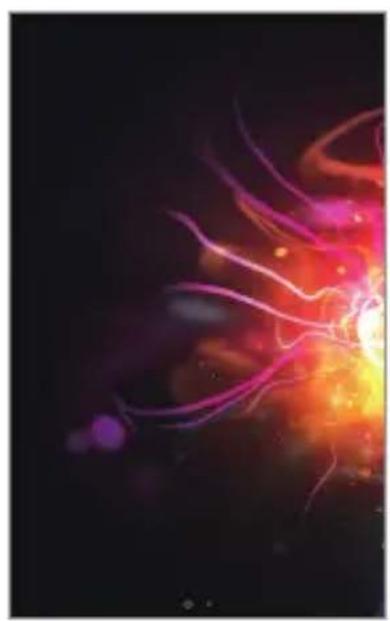 LG LMX510EW - Viewing the background theme - 2