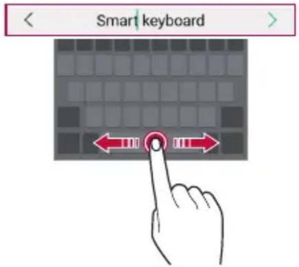 LG LMX510EW - Moving the cursor - 1