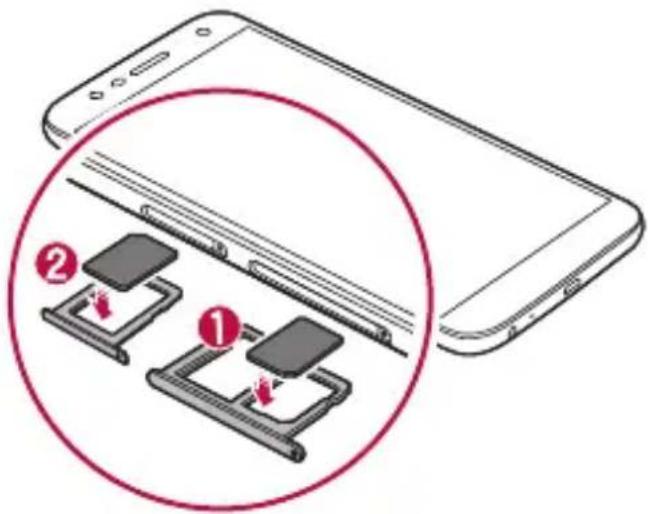 LG LMX510EW - De simkaart installeren - 5