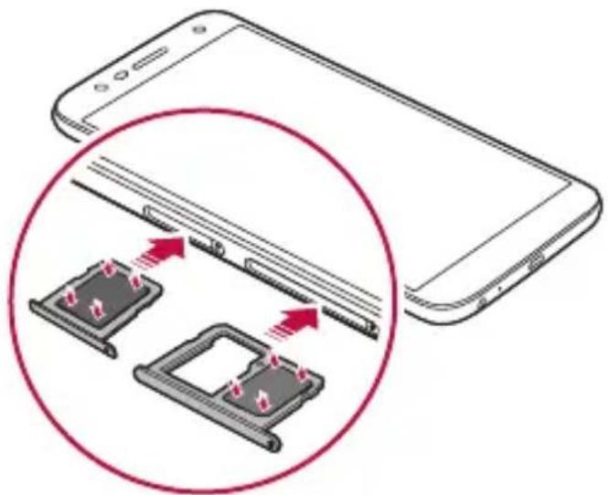 LG LMX510EW - Installing the SIM card - 6