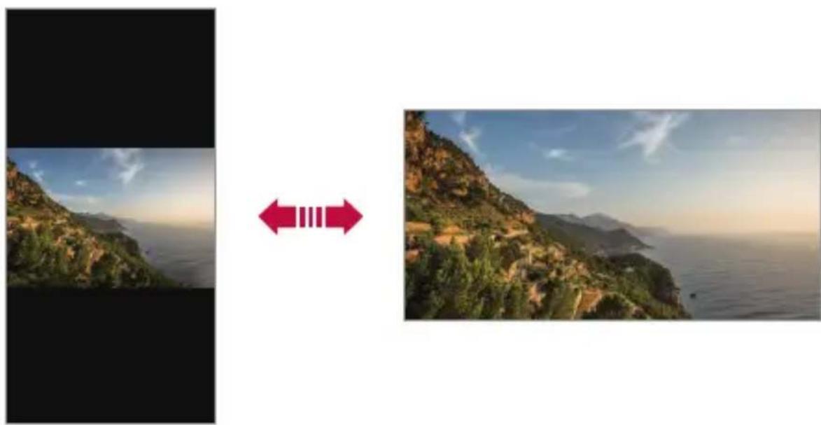 LG LMX510EW - Switching the screen orientation - 1