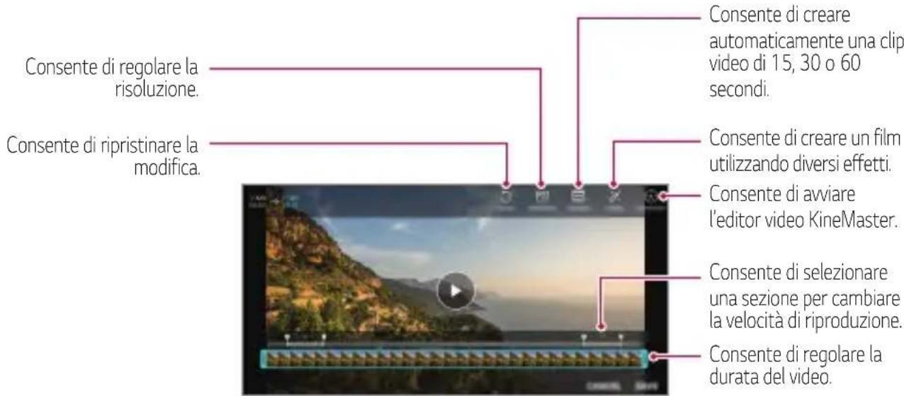 LG LMX510EW - Modifica dei video - 1