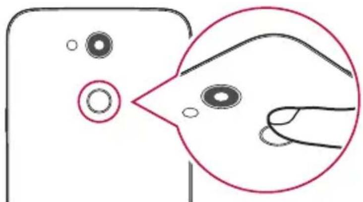 LG LMX510EW - Registering fingerprints - 3