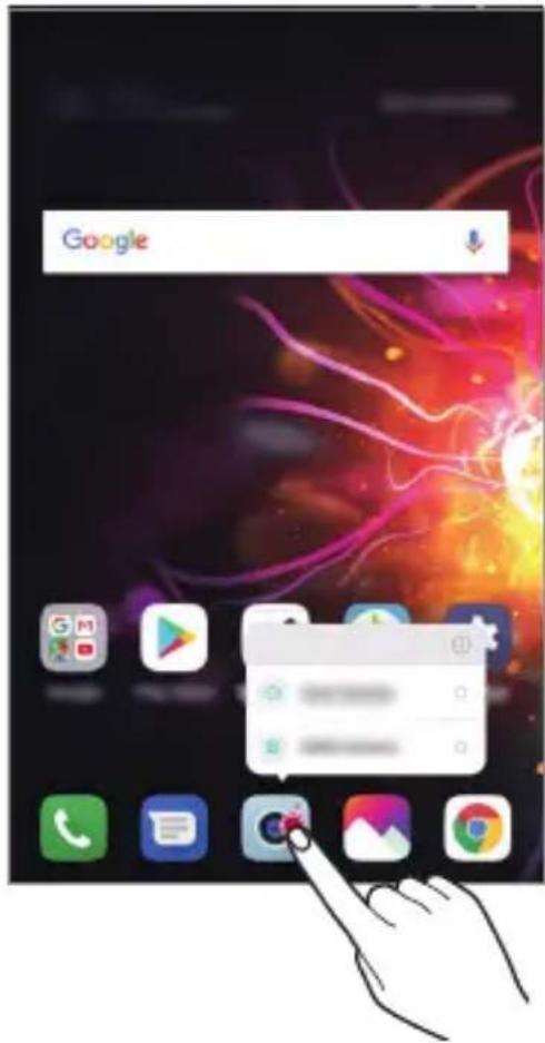 LG LMX510EW - Scorciatoie applicazioni - 1