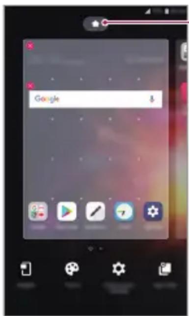 LG LMX510EW - Homscreen bearbeiten - 1