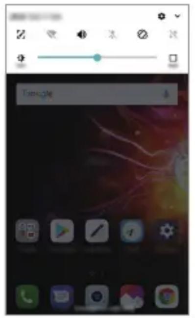 LG LMX510EW - Benachrichtigungs-Panel - 1