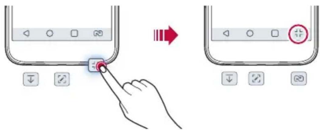 LG LMX510EW - Schaltflächen in der Bedienungsleiste bearbeiten - 1