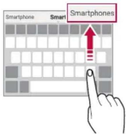 LG LMX510EW - Suggesting words - 2