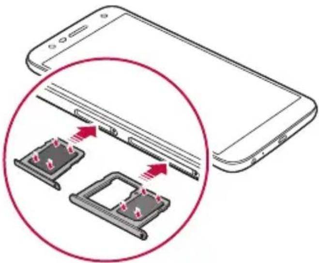 LG LMX510EW - De simkaart installeren - 6
