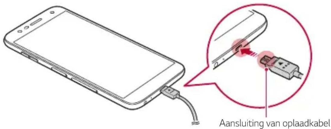 LG LMX510EW - Batterij opladen - 1