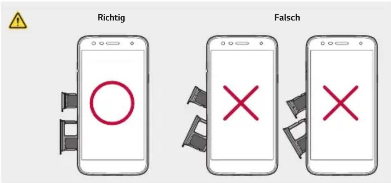 LG LMX510EW - SIM-Karte einlagen - 7