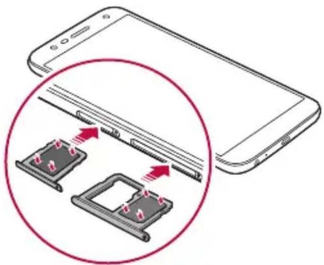 LG LMX510EW - Installazione della scheda SIM - 6