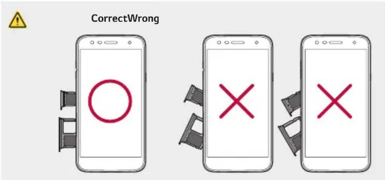 LG LMX510EW - Installing the SIM card - 7