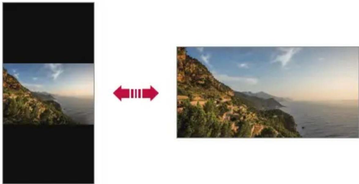 LG LMX510EW - Cambio di orientamento dello schermo - 1