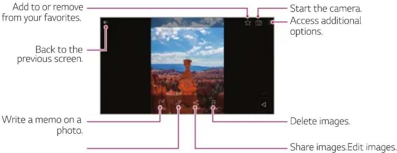 LG LMX510EW - Viewing photos - 1