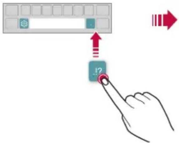 LG LMX510EW - Changing the QWERTY keyboard layout - 1