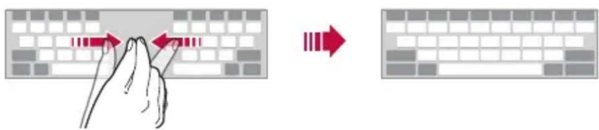 LG LMX510EW - Toetsenbord splitsen - 1