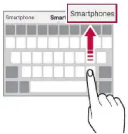 LG LMX510EW - Wörter vorschlagen - 2