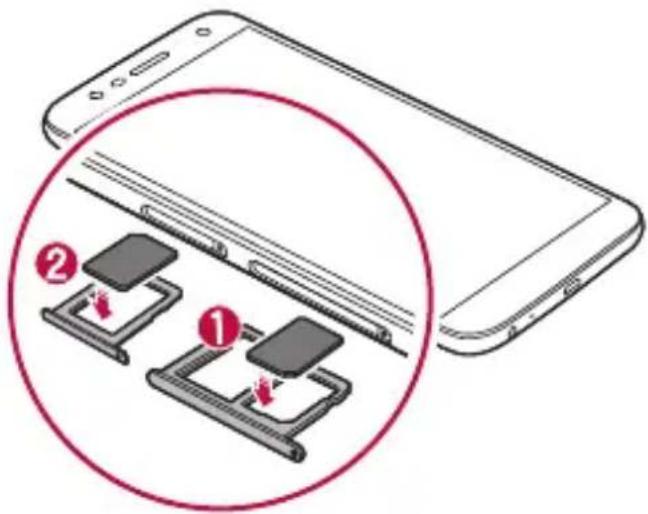 LG LMX510EW - Installation de la carte SIM - 5
