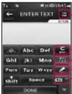 LG CX700B - Entrée de texte - 5