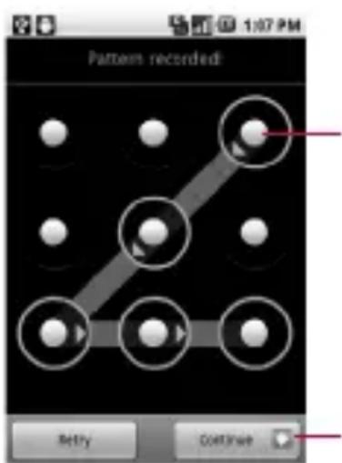 LG P505R - Setting a Lock Pattern for the First Time - 1