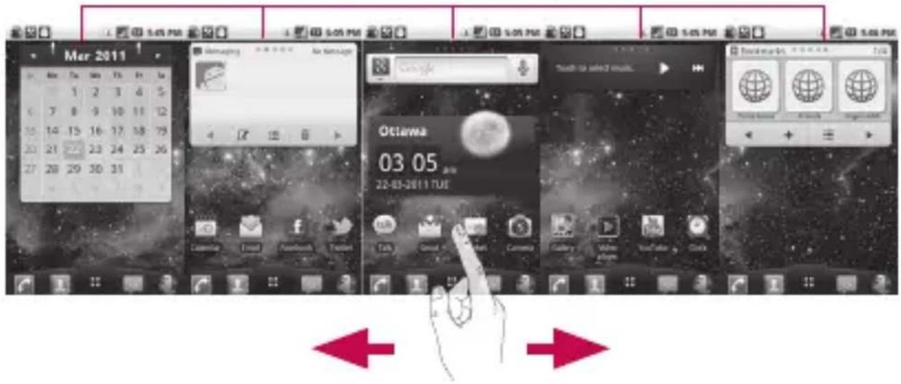LG P505R - Location Indicator - 1