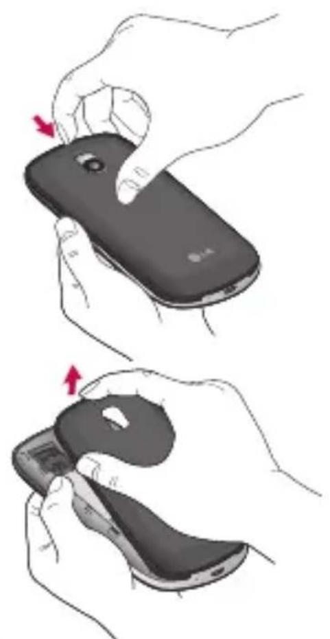 LG P505R - To insert a memory card: - 1