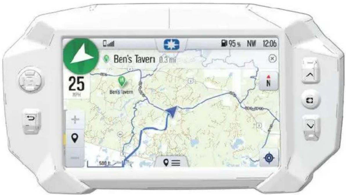 POLARIS 850 Indy Adventure 137 (2022) - ÉCRAN CARTOGRAPHIQUE - 1
