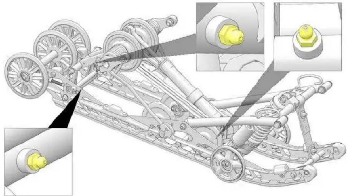 POLARIS 850 Indy XC 137 (2021) - SUSPENSION ARRIÈRE - 1