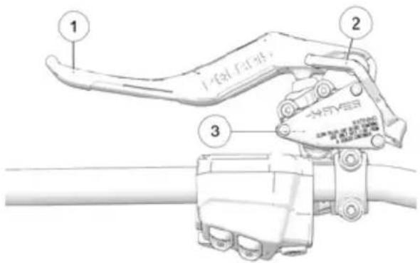 POLARIS 850 Indy XC 137 (2021) - DISPOSITIF DE VERROUILLAGE DU LEVIER DE FREIN DE STATIONNEMENT - 1