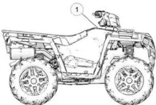 POLARIS Sportsman 570 SP (2018) - Bouchon du réservoir de carburant - 1