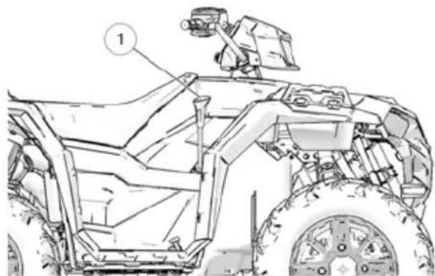 POLARIS Sportsman Touring 570 SP (2018) - SELECTIONT DE VITESSE DE LA BOITE DE VITESSES AUTOMATIQUE - 1